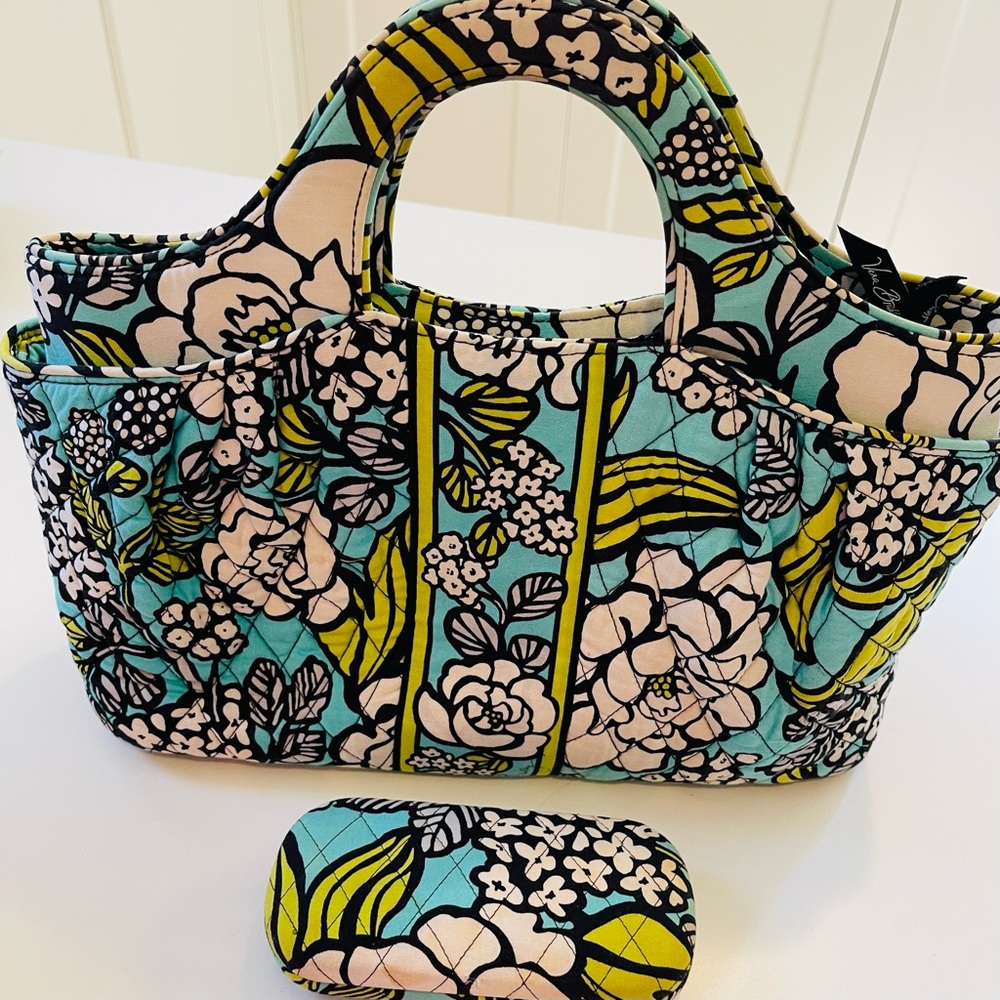 Vera Bradley Island Bloom Abby Bag and glasses case